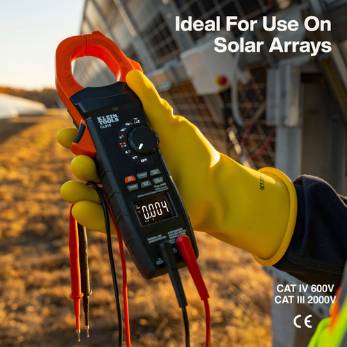 Klein KLE-CL910 2000A AC/DC Auto-Ranging TRMS Clamp Meter with Worklight