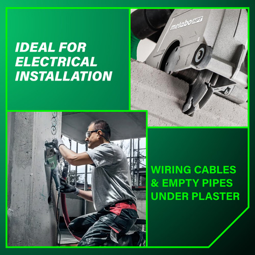 Metabo HPT HPT-646040620 MFE 40 5in 15A Wall Chaser for Concrete with Carrying Case