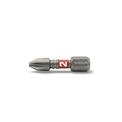 Vega VEGA-T125P2A-P10 T125P2A-P10 Impactech Phillips #2 Insert Bit 1in 5-Pack