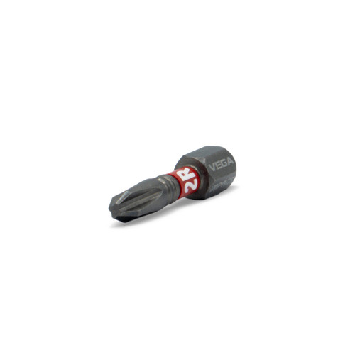 Vega VEGA-T125P2R-P10 T125P2R-P10 Impactech Phillips #2 Reduced Head Insert Bit 1in Single
