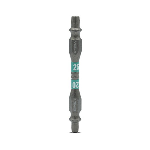 Vega VEGA-T165T20T25BT-C3 Impactech Double-End Power Bit T20 + T25 2-9/16in 3-Pack
