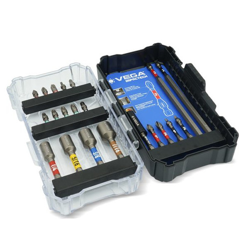 Vega Industries VEGA-T21-1DB Impactech 21pc Driver Bit Set