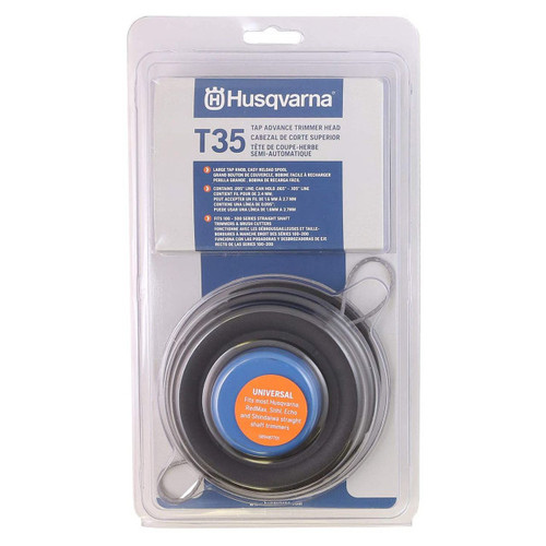 Husqvarna HUSQ-537388101 T35 Tap Advance Universal Straight Shaft String Trimmer Head