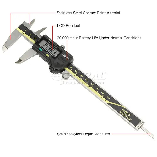 Mitutoyo MTI-500-196-32 Absolute Digimatic Caliper 6in / 150mm