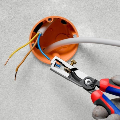 Knipex KNIP-1362180 StriX Insulation Strippers with Cable Shears 180mm