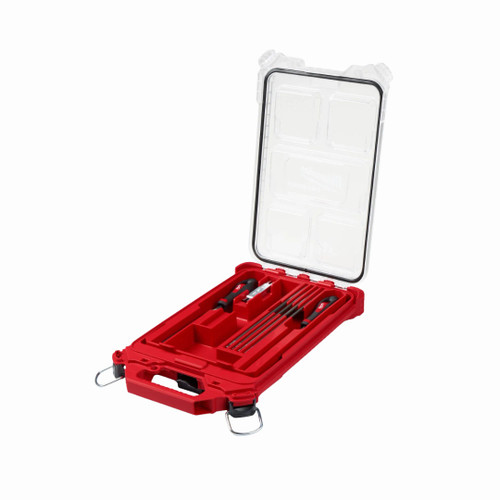 Milwaukee MIL-49-16-2880 9-Piece Saw Chain Sharpening Set with PACKOUT Low-Profile Compact Organizer