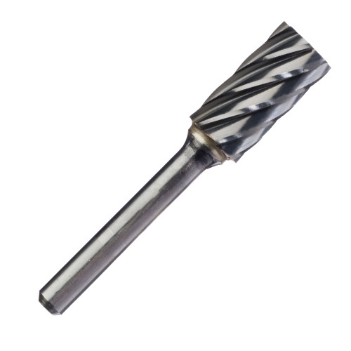 Champion CHAMP-SC5NF-IPAC SC5NF Single Flute Non-Ferrous Cylinder Radius End Carbide Bur 1/2in x 1in