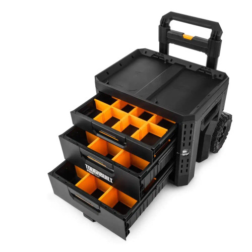 ToughBuilt TB-B1-D-R93 StackTech Rolling 3-Drawer Locking Box