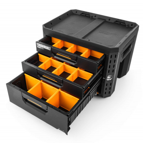 ToughBuilt TB-B1-D-73 StackTech XL 3-Drawer Locking Box