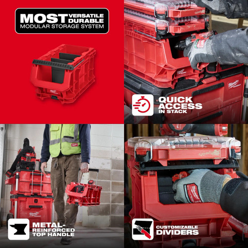 Milwaukee MIL-48-22-8437 PACKOUT Compact Crate