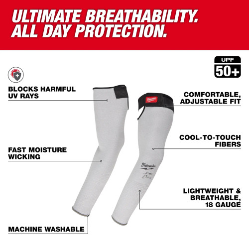 Milwaukee MIL-48-73-9040 16in ANSI/ISEA 105-2024 Cut Level 4 Protective Sleeves