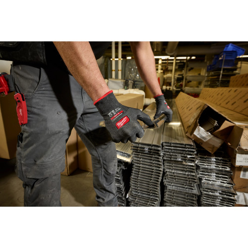 Milwaukee MIL-48-73-695XX Cut Level 5 High Dexterity Nitrile Dipped Gloves with Wear-Defense Protection
