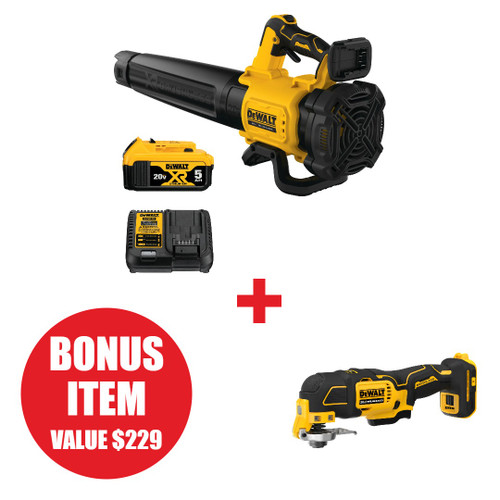 DEWALT DCBL722P1 + 20V MAX XR Brushless 3-Speed Oscillating Multi-Tool bundle