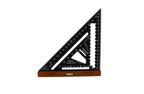 Martinez MTZ-4346_OG Signature Series 2-in-1 Aluminum Rapid Square, Metric, Orange