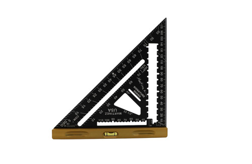 Martinez MTZ-4346_GL Signature Series 2-in-1 Aluminum Rapid Square, Metric, Gold