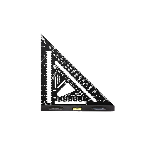 Martinez MTZ-4345_BK Aluminum Rapid Square Black - Imperial/Inch