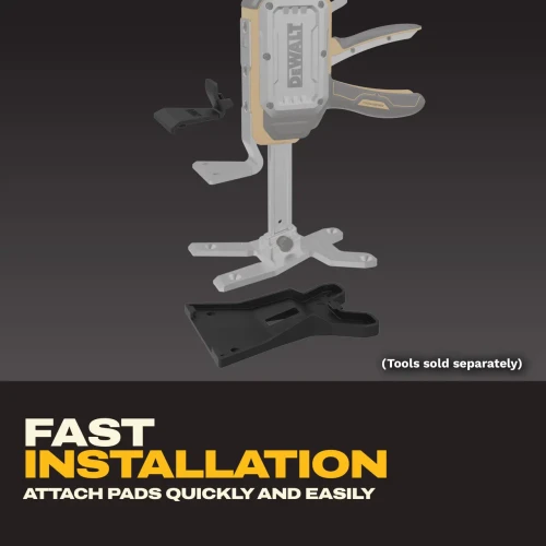 DEWALT DEW-DWHTPAD TOUGHSERIES Construction Jack Pad Accessory Pack
