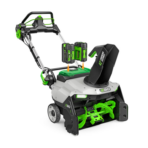 EGO EGO-SNT2122 POWER+ 56V 21in Single-Stage Snow Blower with Steel Auger 2x 4.0Ah Kit