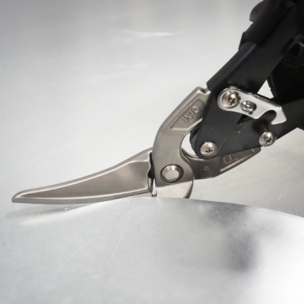 Malco MAL-AV63 Long Cut AVs Left Offset Metal Cutting Snip 2-1/4in Red Grip