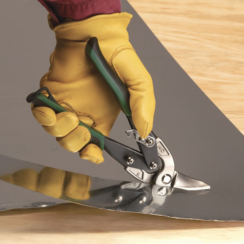 Malco MAL-AV7 Offset Cut AVs Aviation Snips Sharp Right Angles, Straight Lines, and Tight Diameter Circles - AV7