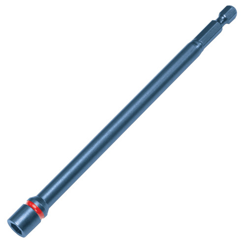 Malco MAL-MSHXL14IS GOBLUE Extra Long Impact Spring-Loaded Magnetic Hex Driver 1/4in 6in Shaft