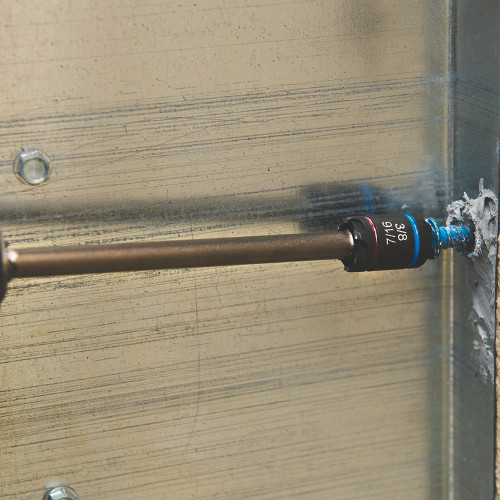 Malco MAL-MSHXLCST3 C-RHEX Sawtooth Cleanable Reversible Hex Driver 3/8in-7/16in 6in Shaft