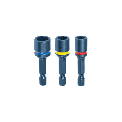 Malco MAL-MSHGB3 GOBLUE Hex Driver Variety 3-Pack 1/4in, 5/16in and 3/8in 2in Shaft
