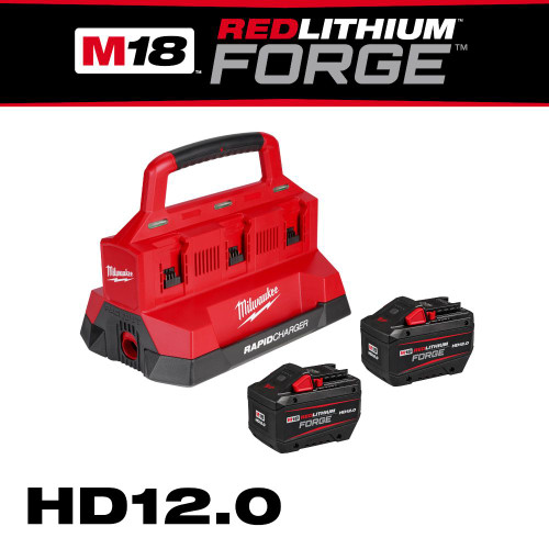 Milwaukee MIL-48-59-1842F M18 18V REDLITHIUM FORGE HD12.0 Starter Kit 2x 12.0Ah Kit