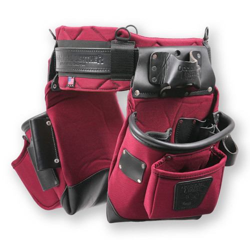 Occidental Leather OCC-8280R-XXX ProFORMANCE FatLip Tool Belt Setup - Deep Red