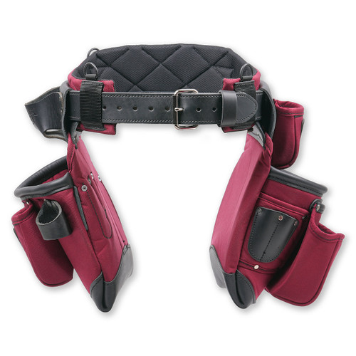 Occidental Leather OCC-8280R-XXX ProFORMANCE FatLip Tool Belt Setup - Deep Red