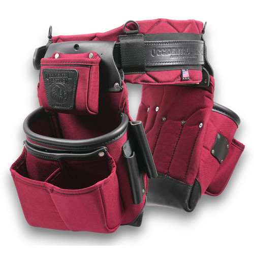 Occidental Leather OCC-8280R-XXX ProFORMANCE FatLip Tool Belt Setup - Deep Red