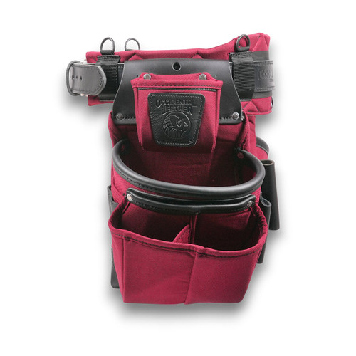 Occidental Leather OCC-8280R-XXX ProFORMANCE FatLip Tool Belt Setup - Deep Red