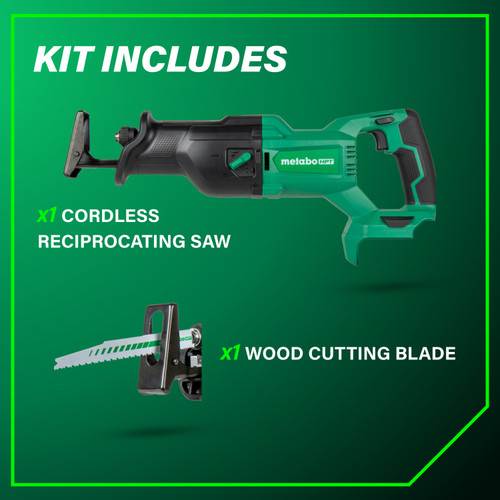 Metabo HPT HPT-CR18DBQ4M MultiVolt 18V Cordless Reciprocating Saw Bare Tool