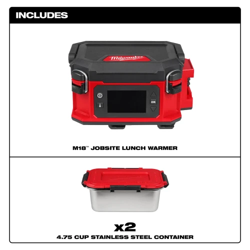 Milwaukee MIL-0811-20 M18 Jobsite Lunch Warmer Bare Tool