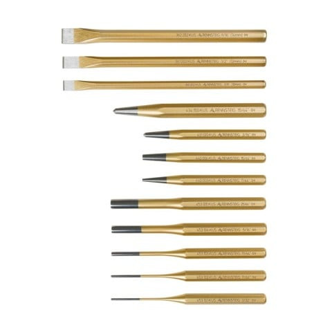 Knipex KNIP-9R400012 12 Piece Punch and Chisel Set