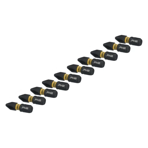 DEWALT DEW-DWAFE1PH2IR10 ELITE SERIES 1in Bits For PH2, 10-Piece