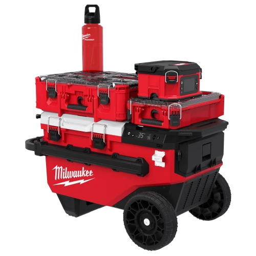 Milwaukee MIL-0810-20 M18 30QT Rolling Fridge with PACKOUT Compatibility Bare Tool