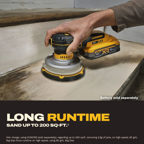DEWALT DEW-DCW230B 20V MAX XR 6in Random Orbital Sander Bare Tool