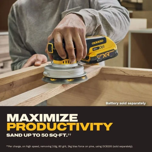 DEWALT DEW-DCW211B 20V MAX XR 5in Random Orbital Sander Bare Tool