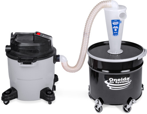 Oneida Air Systems ON-AXD250017 Dust Deputy 2.5 Deluxe 17-Gallon Anti-Static Cyclone Separator Kit