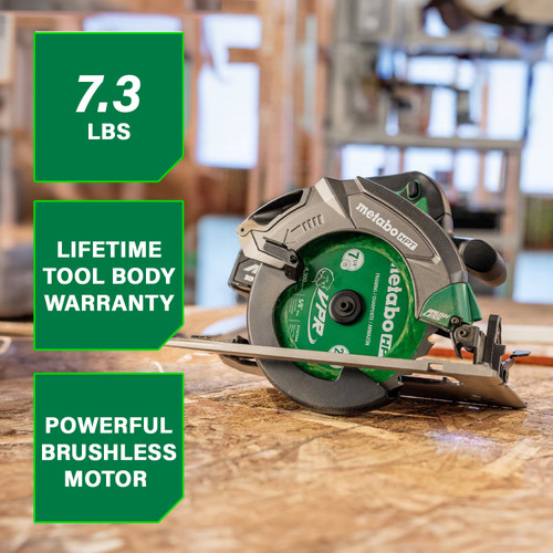 Metabo HPT HPT-C1807DAQ4M 18V MultiVolt 7-1/4in Cordless Circular Saw Bare Tool