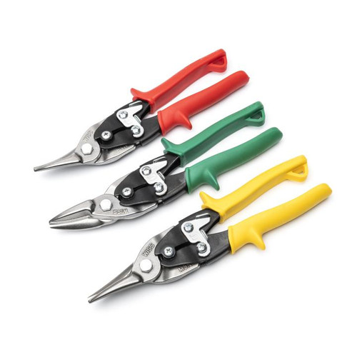 Crescent CRES-M123R Wiss 3-Piece Compound Action Aviation Snip Set