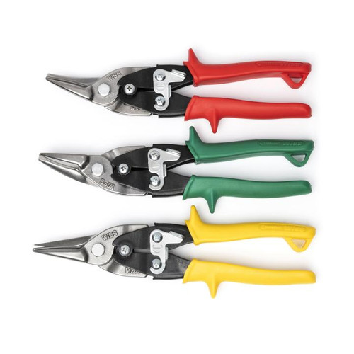 Crescent CRES-M123R Wiss 3-Piece Compound Action Aviation Snip Set