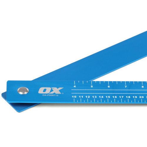 OX Tools OX-P508712 Pro Aluminium Folding Square 1200mm/48in