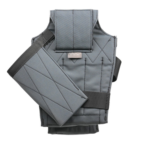 Badger Tool Belts OCC-432210 B12 Tool Bag (Trimmer Tool Bag V2) - Gunmetal - back view