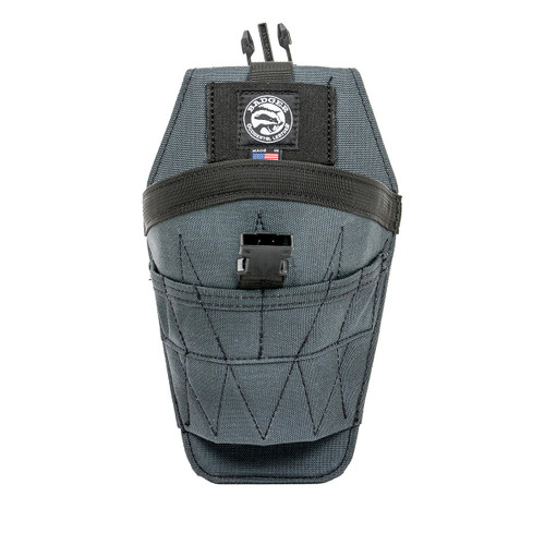 Badger Tool Belts OCC-456710 Drill Holster - Gunmetal - empty, back