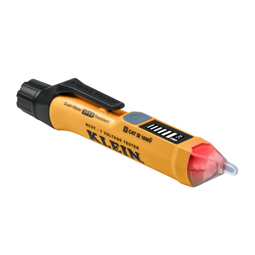 Klein Tools KLE-NCVT7 NCVT7 Non-Contact Voltage Tester with Signal Strength 12-1000V AC