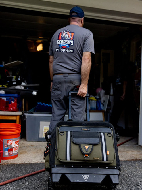 Velocity Pro Gear VEL-WB-600-G-C Rogue 600 Wheeler Trackable Tool Bag - Ranger Green