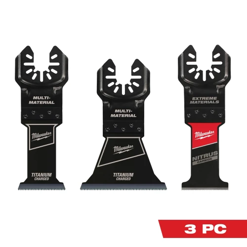 Milwaukee 49-10-9005 OPEN-LOK 3PC Multi-Material Oscillating Multi-Tool Blade Set