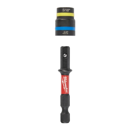 Milwaukee SHOCKWAVE QUIK-CLEAR 2-in-1 Magnetic Nut Driver 5/16in and 3/8in
